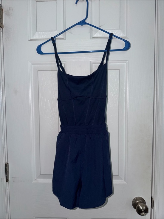 Victoria's Secret Pants - VS Pink Navy Blue Sleeveless Romper